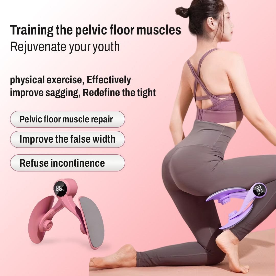 Smart Pelvic Floor Trainer – Digital Display, Silent Spring System, High Elasticity