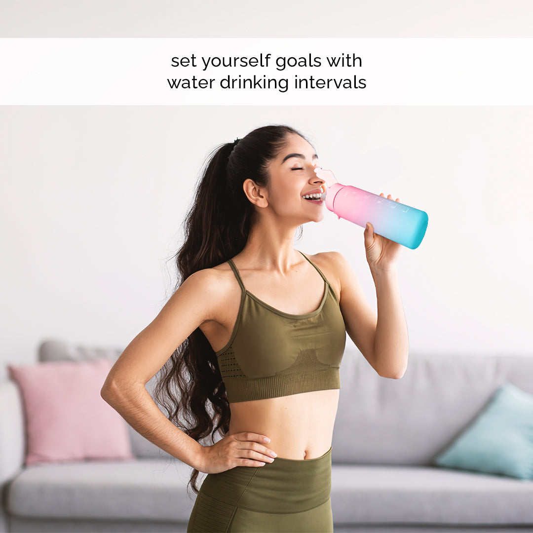Motivational Sport Water Bottle (Orange)