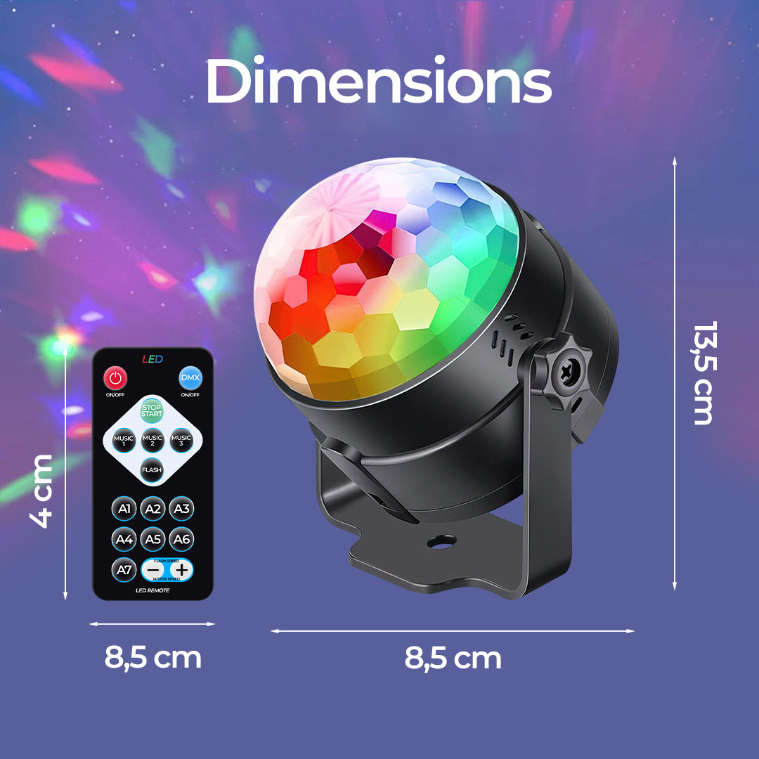 Remote Controlled RGB Disco Ball