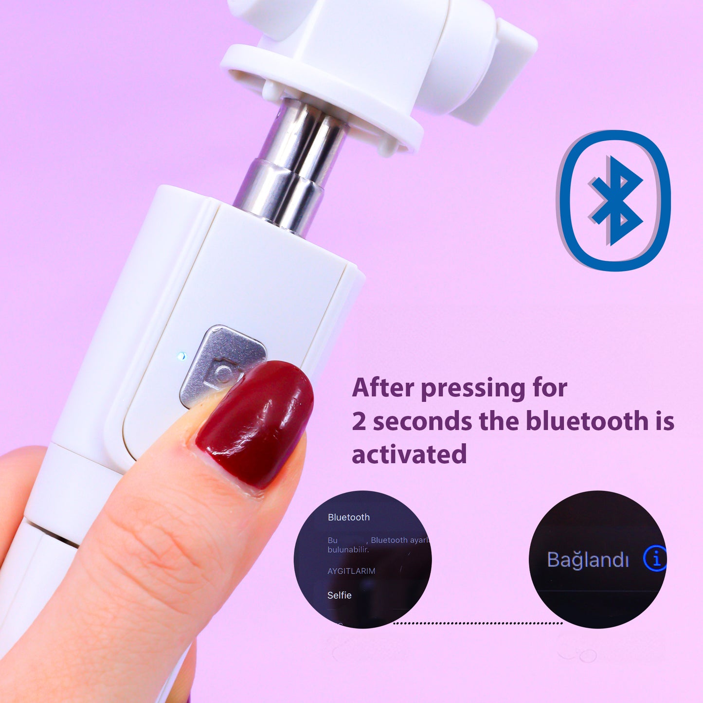 Extendable Smartphone Selfie Stick with Remote