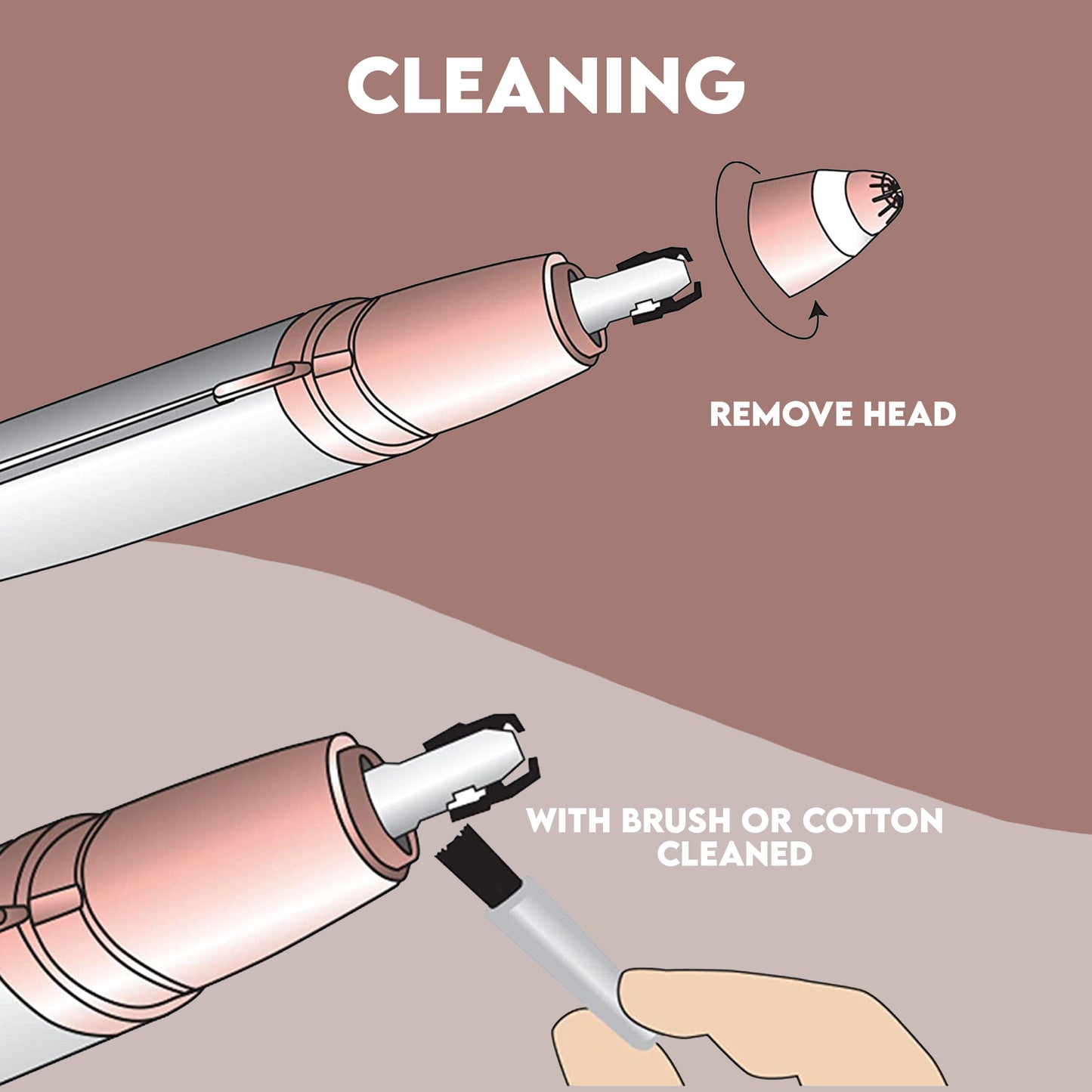 Eyebrow Trimmer and Shaver