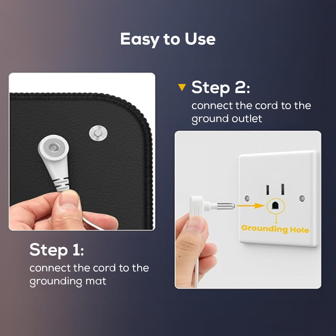 Portable Grounding Mat – Reduce Stress, Improve Sleep & Boost Wellness Anywhere