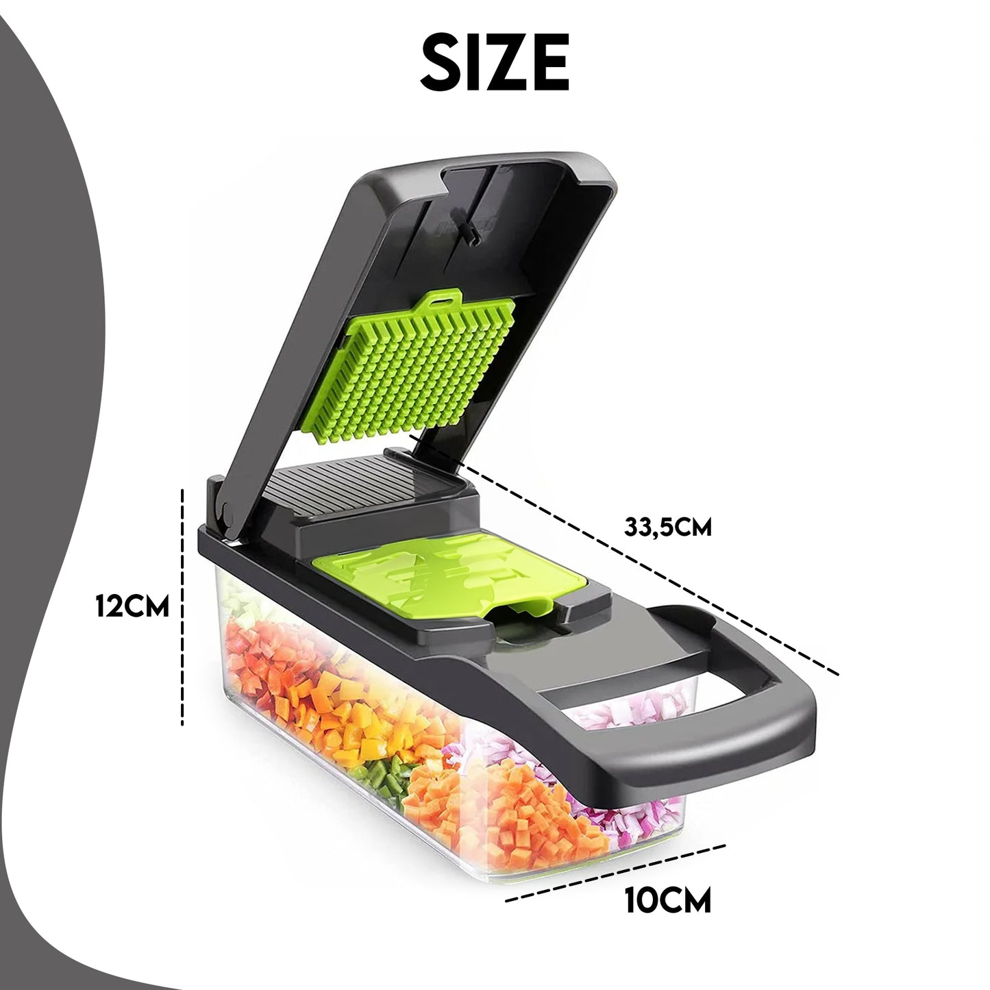 Efficient Fruit and Vegetable Cutter for Kitchen Use