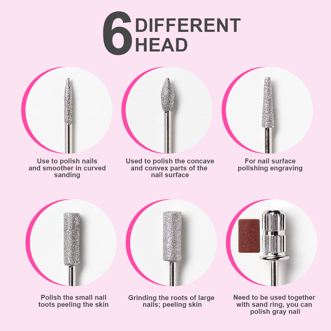 Professional Traditional Nail Care Manicure Kit (Pink)