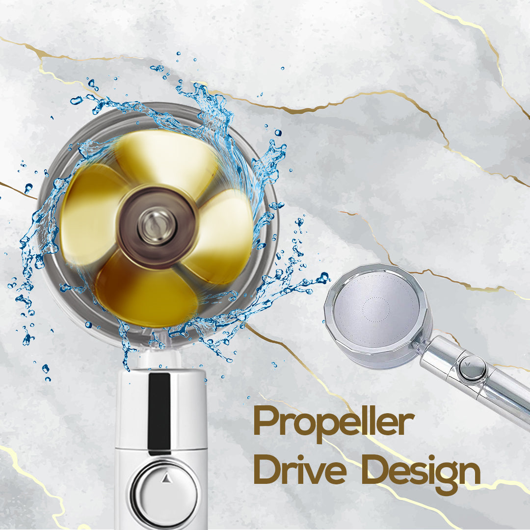 High Pressure Water Saving Showerhead with Filter Beads