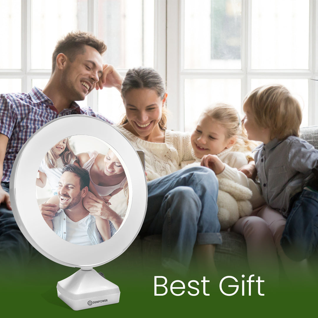 LED Magic Makeup Mirror With Photo Background