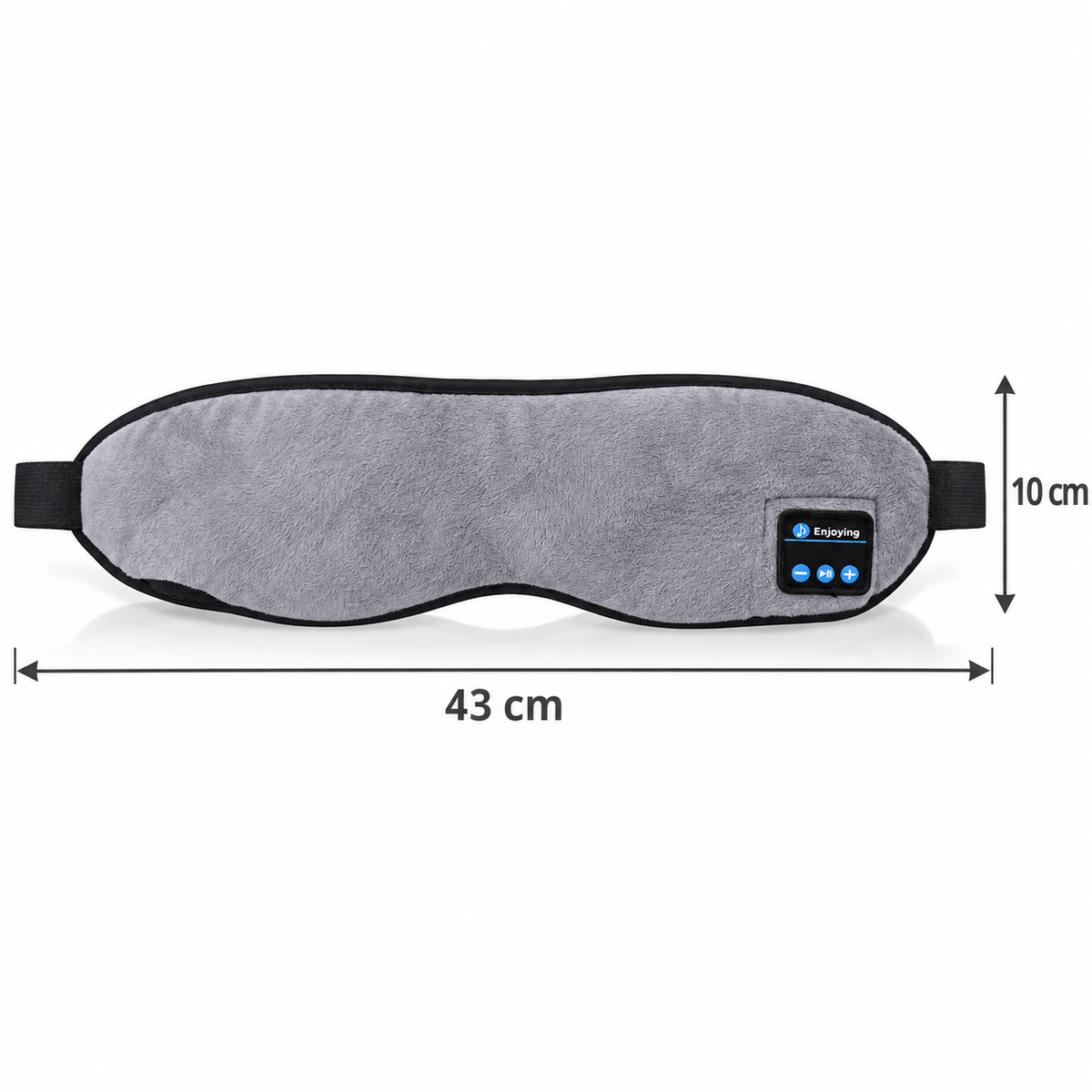 Bluetooth 5.0 Wireless Sleep Headphones Eye Mask with Built-in Speakers, Rechargeable Battery