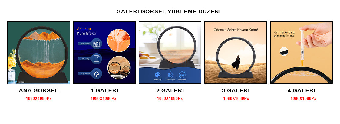 7 INC Moving Sand Art Picture Round Decor Glass and Plastic