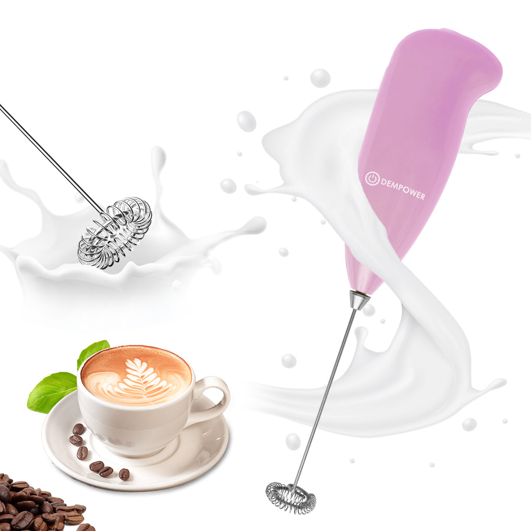 Powerful Handheld Electric Milk Frother - Latte Frother, Whip Foamer For  Coffee, Cappuccino, Frappe, Matcha, Mini Egg Beater, Home Use