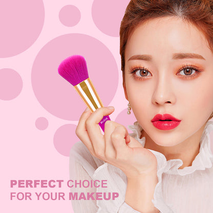 10 PCS Neon Professional Makeup Brush Set (Pink)