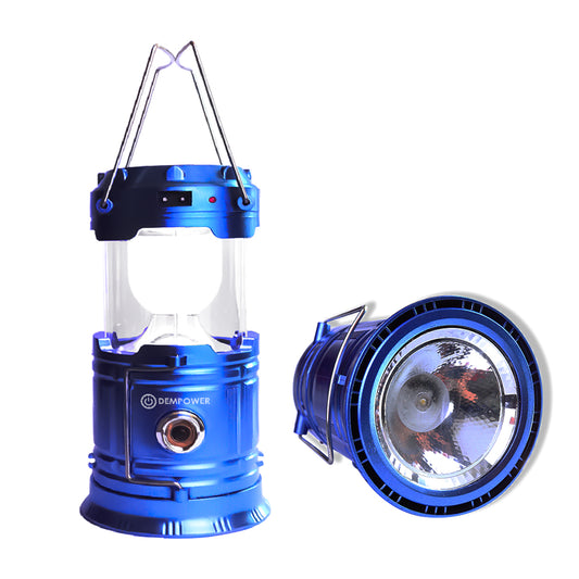 Powerbank Function Solar Camping Lantern (Navy Blue)
