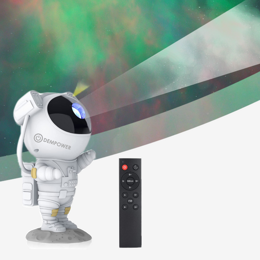 Astronaut Themed Projector Night Lamp with Remote Control