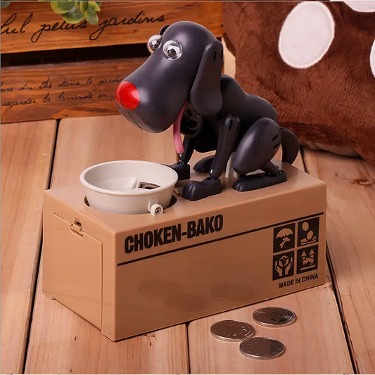 Adorable Dog Piggy Bank for Both Kids and Adults