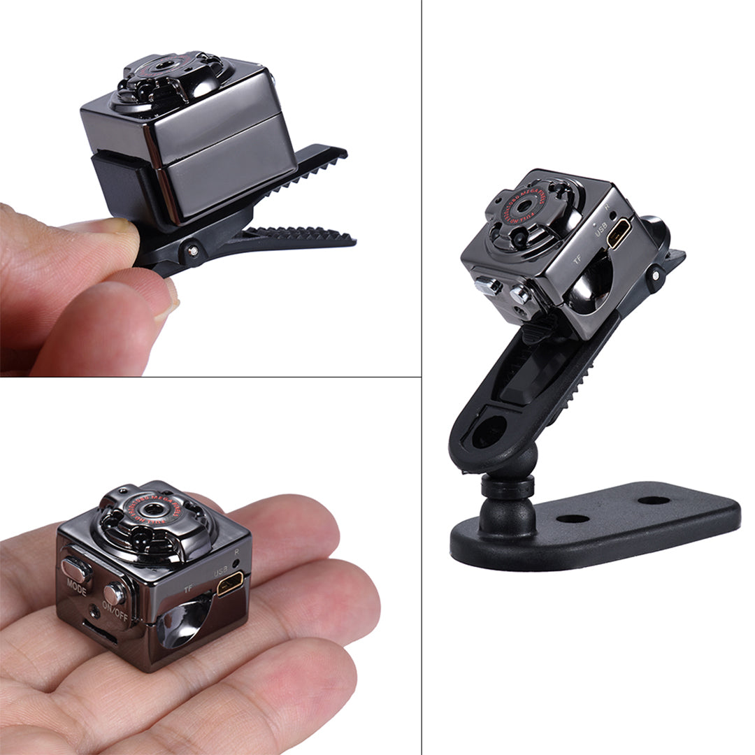 Compact Wireless Micro DVR Camera with Night Vision and Motion Sensor - HD 1080P