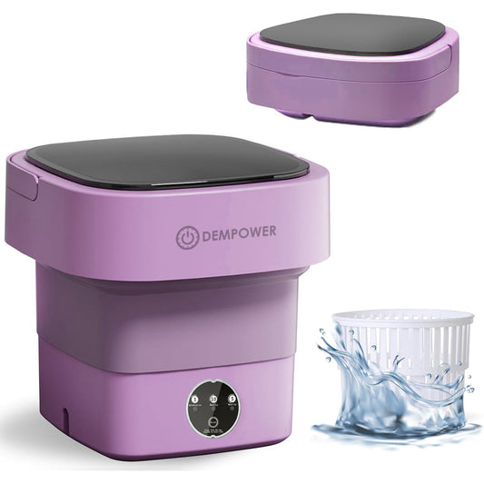 Mini Portable Laundry Washing Machine (Purple)