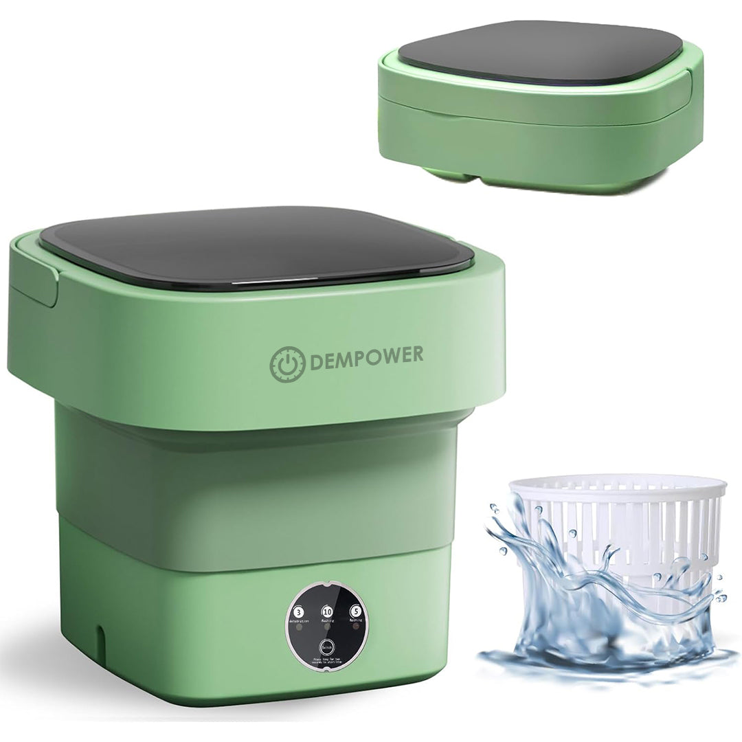 Mini Portable Laundry Washing Machine (Green)