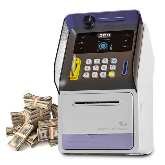 Smart Coin Bank with Password Lock – Decorative Savings Box with Voice Guide