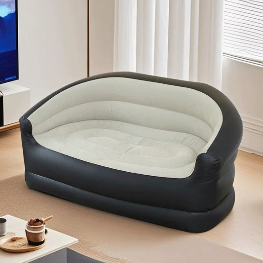 Inflatable Double Sofa Chair with Pump – Indoor & Outdoor Comfortable Air Couch