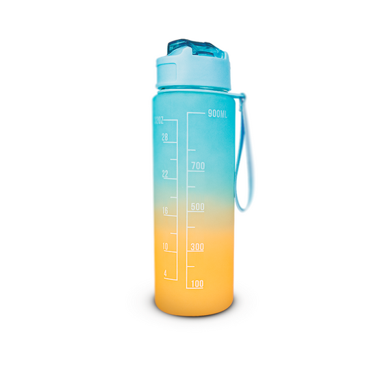 Motivational Sport Water Bottle (Blue)