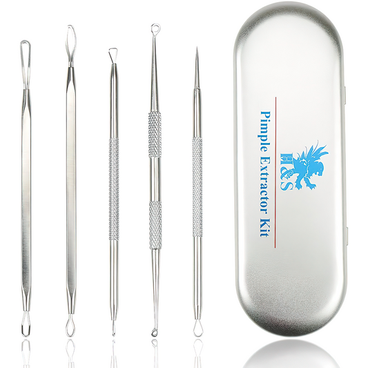 5 PCS Stainless Steel Blackhead Remover Comedone Set