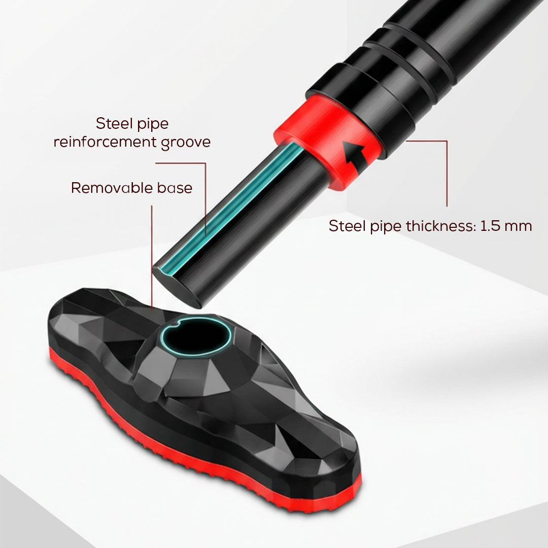 Adjustable Doorway Pull Up Bar, No-Drill Home Fitness Bar (60–110 cm)