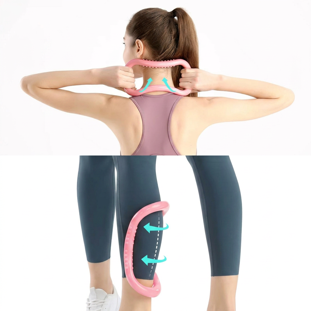 5 Piece Multifunctional Resistance Band Exercise Set Full Body Home Workout Tool