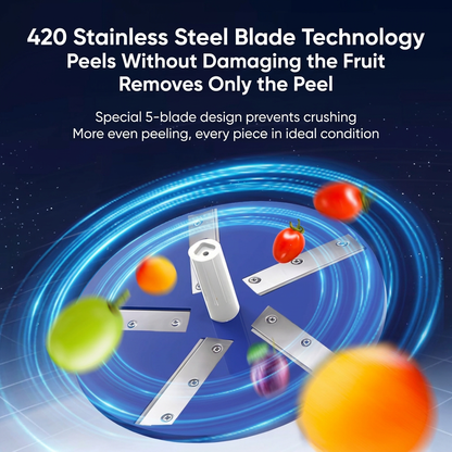 5-Blade Automatic USB Rechargeable Electric Fruit & Vegetable Peeler