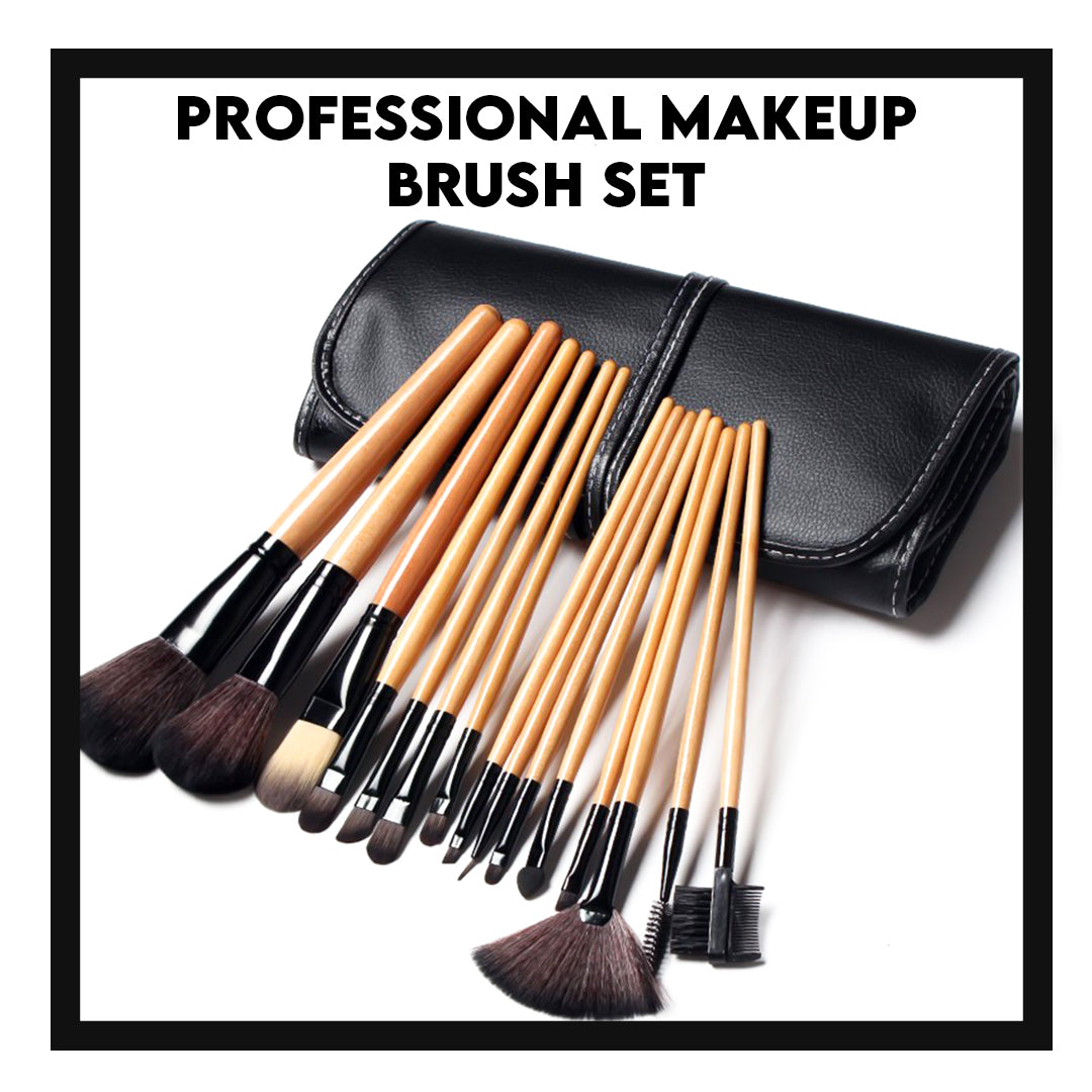 24 PCS With Bag Professional Makeup Brush Set