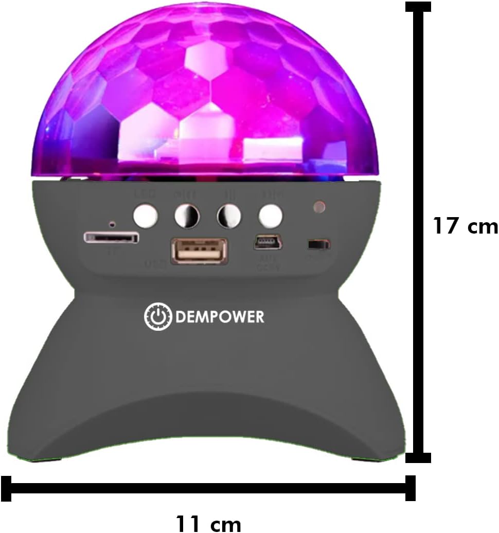 Colorful Disco Ball Party Light in Black for Amazing Parties