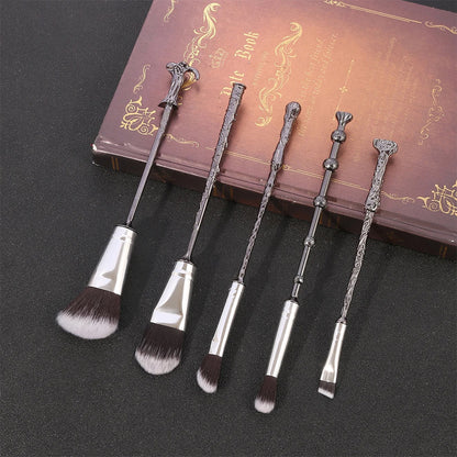 5 PCS Metallic Colour Magic Wand Brush Set
