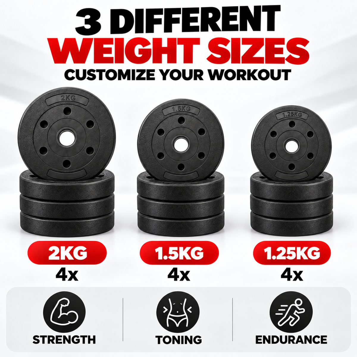 2-in-1 20KG Adjustable Dumbbell Set, Convertible into a Barbell with Connector Bar
