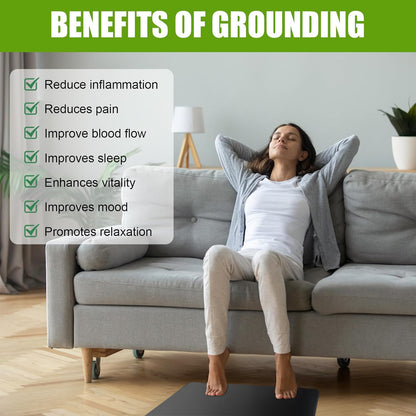 Portable Grounding Mat – Reduce Stress, Improve Sleep & Boost Wellness Anywhere