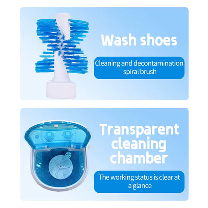 Mini Washing Machine for Shoes and Small Laundry with Timer Function