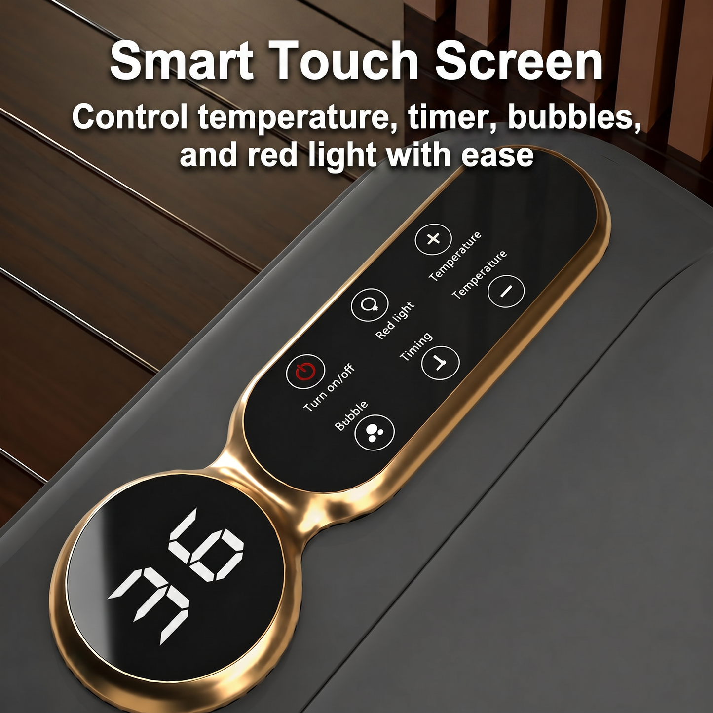 Electric Heated Foldable Foot Spa Massager – Remote Control, Red Light Therapy, Home Pedicure & Relaxation