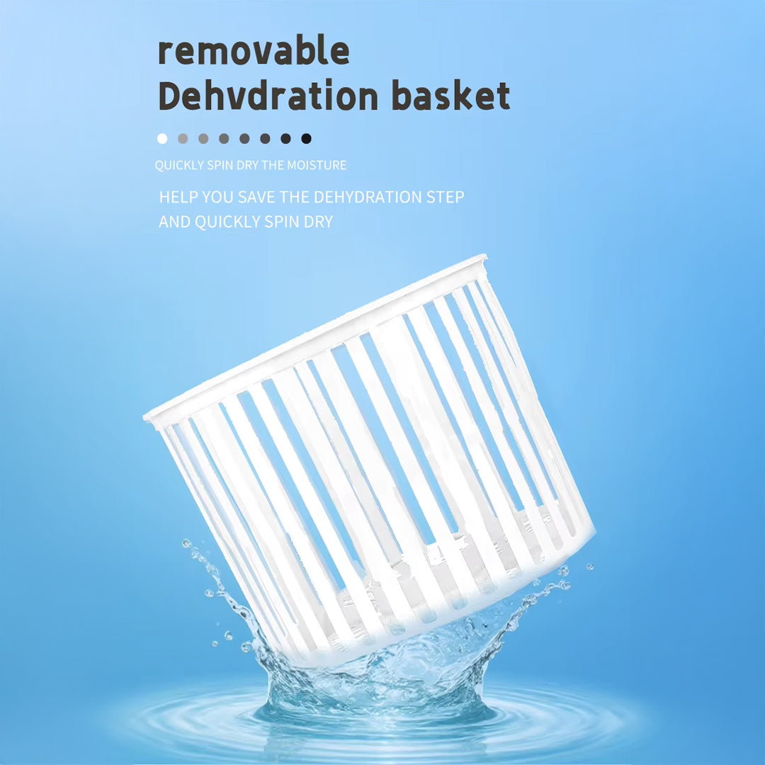 Mini Washing Machine for Shoes and Small Laundry with Timer Function