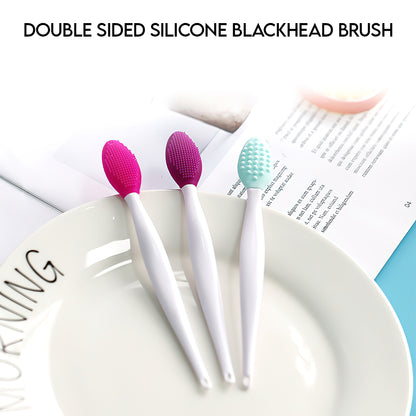 Silicone Blackhead Pore Cleaner Brush (Purple)