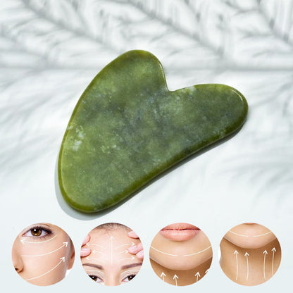 Jade Roller Gua Sha Massage Set