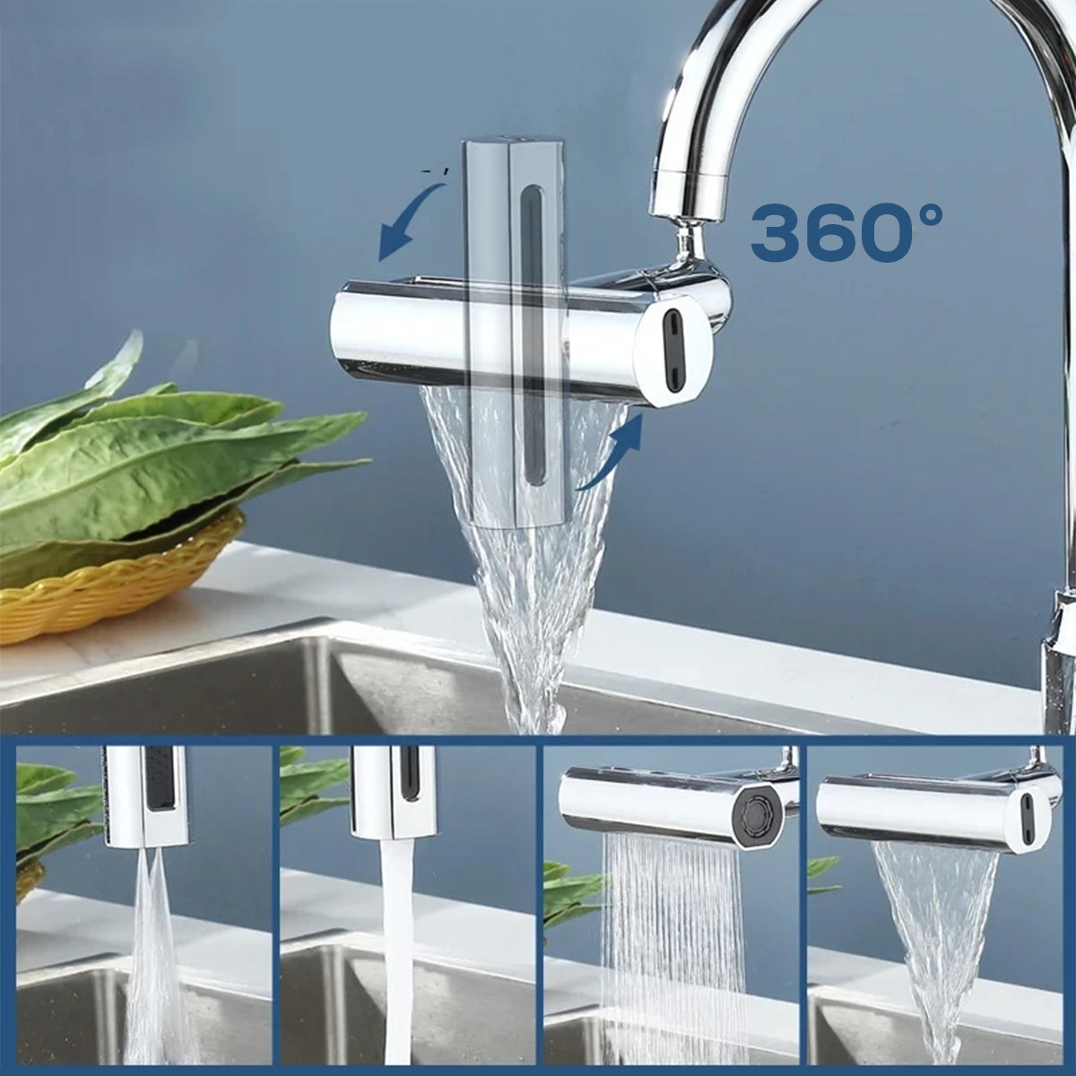 Multi-Functional Faucet Head