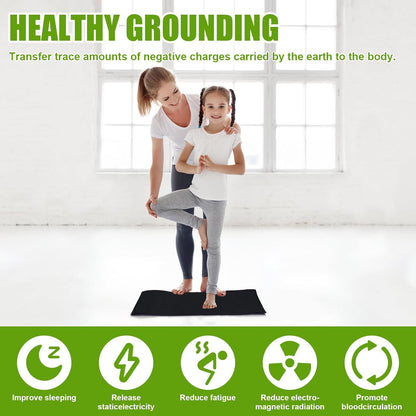 Portable Grounding Mat – Reduce Stress, Improve Sleep & Boost Wellness Anywhere