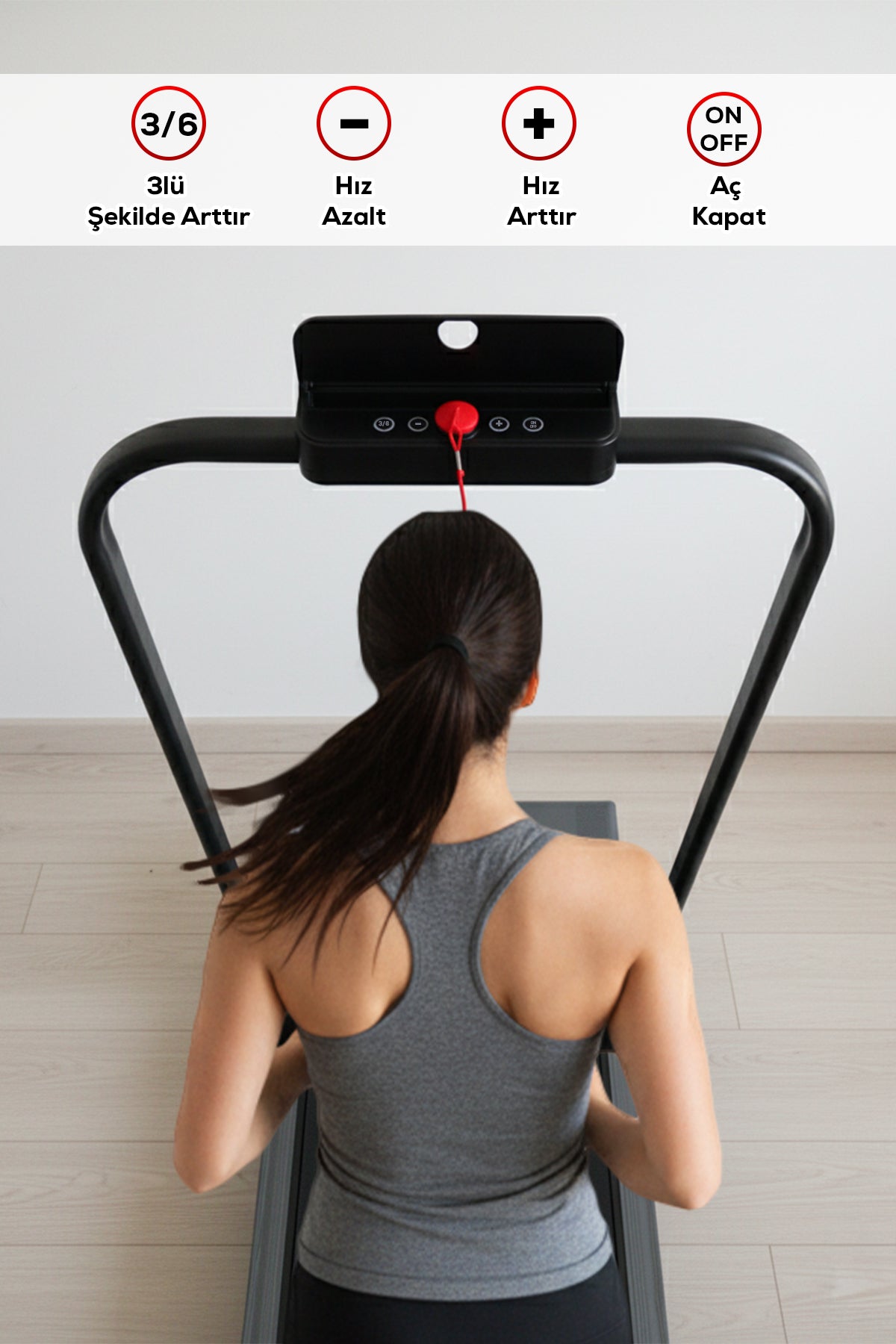 Compact Folding Walking & Running Treadmill Machine, 150 kg Capacity, App Control, 5.2% Manual Incline & Ultra-Quiet Motor