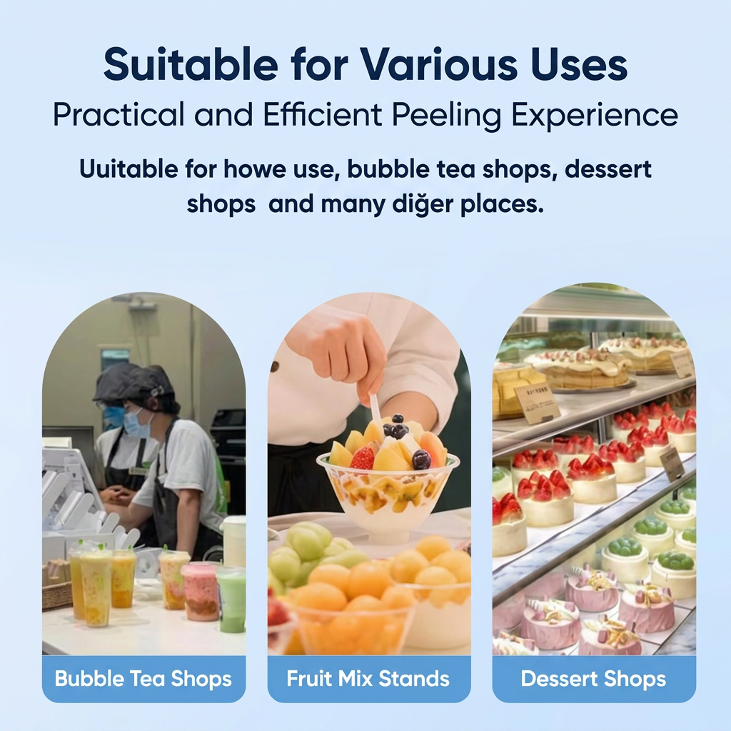5-Blade Automatic USB Rechargeable Electric Fruit & Vegetable Peeler