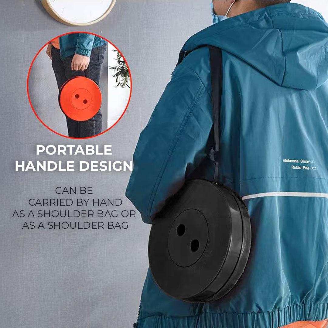 Portable Folding Stool with Adjustable Height for Camping and Travel