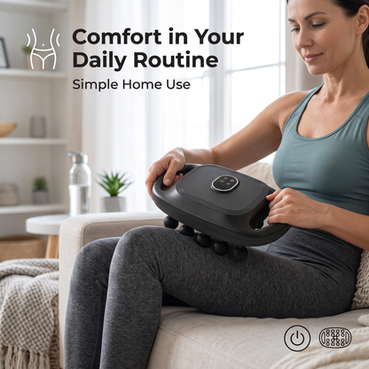 Rechargeable Handheld Body Massager – 16-Head Deep Tissue Massager for Back, Neck, Legs & Full Body | USB-C Cordless Portable Massage Device
