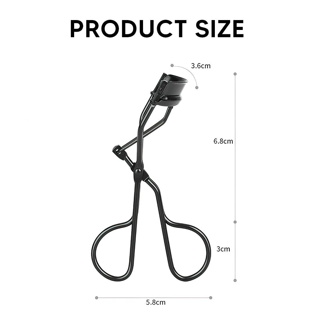Professional Eyelash Curler in Black for Perfect Lashes