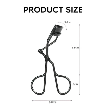 Professional Eyelash Curler in Black for Perfect Lashes
