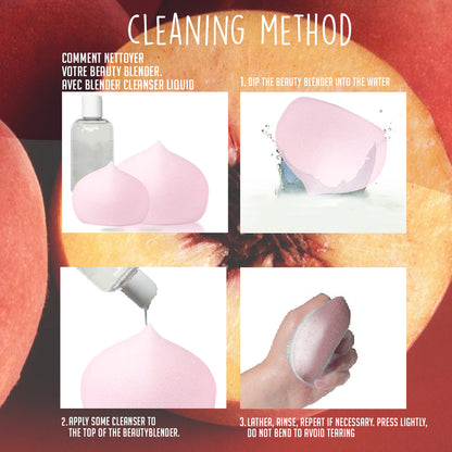 3 PCS Fruit Shaped Makeup Sponge (Peach Shaped)