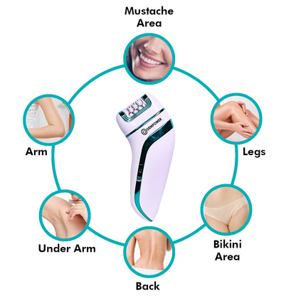 3 IN 1 Rechargeable Epilator and Shaver