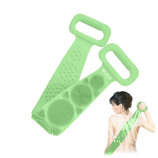 Silicone Body and Back Wash Bath Brush (Green)