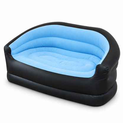Inflatable Double Sofa Chair with Pump – Indoor & Outdoor Comfortable Air Couch
