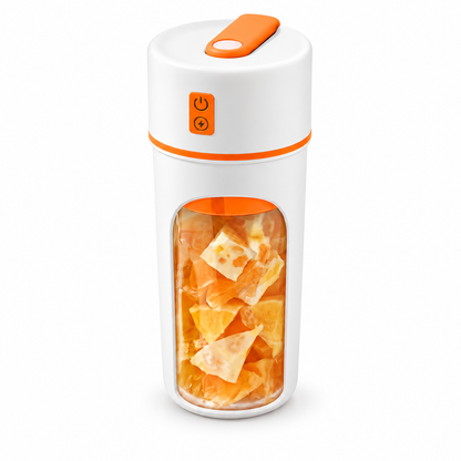 Portable USB Rechargeable Blender Bottle – Food Grade Personal Juicer with Stainless Steel Blades, One-Click Operation